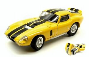 【送料無料】ホビー　模型車　車　レーシングカー シェルビーコブラデイトナスライスブラックストライプモデル