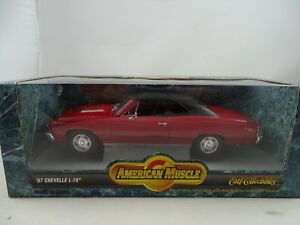 【送料無料】ホビー　模型車　車　レーシングカー ＃&sect;118 ertl 7246 1967 chevelle l78 rouge rarete &sect;｜hokushin
