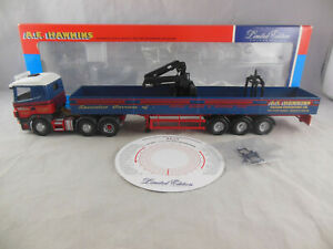 【送料無料】ホビー　模型車　車　レーシングカー コーギートレーラークレーンホーキンススケールcorgi cc12223 scania trilateral grue remorque ae hawkins ltd echelle 150
