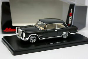 【送料無料】ホビー　模型車　車　レーシングカー モデルメルセデスクーペブラックschuco pro 143 mercedes 600 coupe noire w100