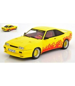 【送料無料】ホビー　模型車　車　レーシングカー オペルマンタマットopel manta b matting yellow decorated 118
