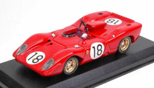【送料無料】ホビー　模型車　車　レーシングカー ミニチュアスケールベストモデルフェラーリスパイダールマンテストminiature voiture echelle 143 best model ferrari 312p spyder n18 mans test