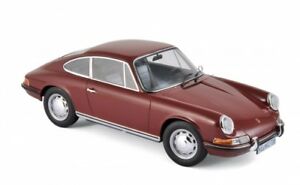 【送料無料】ホビー　模型車　車　レーシングカー ポルシェダークレッドミニチュアカーnorev 187630 porsche 911 t 1969 fonce rouge 118 voiture miniature