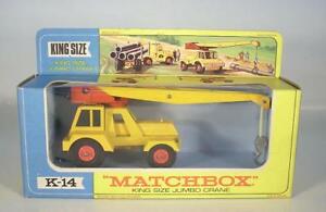 【送料無料】ホビー　模型車　車　レーシングカー マッチキングサイズ＃ｋテイラージャンボクレーンmatchbox kingsize k15 taylor jumbo grues dans blisterbox 6125