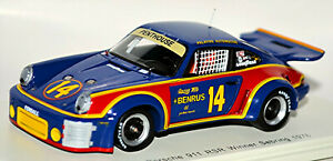 【送料無料】ホビー　模型車　車　レーシングカー ポルシェセブリング＃porsche 911 rsr gangant sebring 1976 14 aholbert mkeyser 143 spark