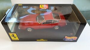 【送料無料】ホビー　模型車　車　レーシングカー ホットホイールフェラーリボックスhot wheels 118 ferrari 1968 365gtb4 21353cret