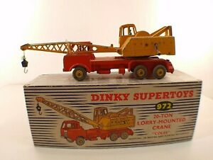 【送料無料】ホビー　模型車　車　レーシングカー トラックトラックボックスクレーンクレーンマウントdinky toys gb n 972 camion 20t lorry mounted crane grue en boite