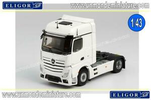 【送料無料】ホビー　模型車　車　レーシングカー トターメルセデスアクトロスエルtracteur mercedes nouvel actros bigspace blanc eligor el 116459 ech 143