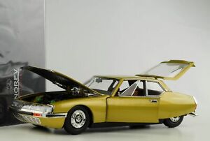 【送料無料】ホビー　模型車　車　レーシングカー シトロエンゴールドメタルcitroen sm 1971 metallique or 118 norev 181730