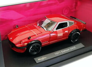 【送料無料】ホビー　模型車　車　レーシングカー カーモデルダットサンmaisto 118 maquette de voiture 32611 1971 datsun 240zrouge