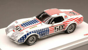 【送料無料】ホビー 模型車 車 レーシングカー シボレーコルベット#デイトナグリーンウッドモデルchevrolet corvette 50 10th daytona 1971 greenwood barker lang 143 model