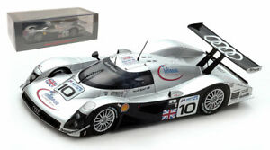 【送料無料】ホビー　模型車　車　レーシングカー スパークアウディ＃アウディスポーツルマンスケールspark s1809 audi r8c 10 audi sport uk le mans 1999 143 scale