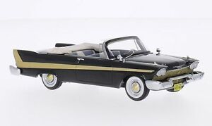 【送料無料】ホビー 模型車 車 レーシングカー ネオプリマスフューリーブラックカブリオレneo 46040 plymouth fury cabriolet noir 1958 143