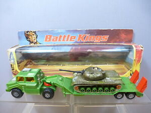【送料無料】ホビー　模型車　車　レーシングカー マッチモデルタンクボックスmatchbox battle kings modele k106 tank transporter vn en parfait etat, dans sa boite 18,965円