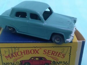 【送料無料】ホビー　模型車　車　レーシングカー マッチシリーズモコ＃オースティンmatchbox series no 36 a moko lesney no 36 austin a50
