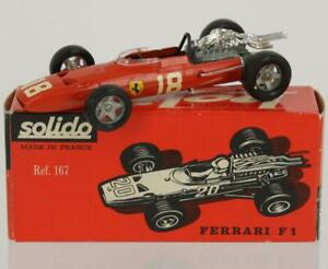 【送料無料】ホビー　模型車　車　レーシングカー フェラーリボックスnouvelle annoncesolido 167 ferrari f1 v12 rouge boite ancien｜hokushin