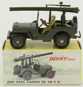 【送料無料】ホビー　模型車　車　レーシングカー フランスキャノンボックスバージョンシャーシジープnouvelle annoncedinky toys france 823 jeep avec canon 106 boite derniere version sans chassis