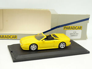 【送料無料】ホビー　模型車　車　レーシングカー ベンチュリイエローカブリオレparadcar 143 venturi 260 cabriolet jaune