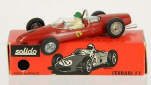 【送料無料】ホビー　模型車　車　レーシングカー フェラーリ＃レッドボックスシャーシボックスnouvelle annoncesolido 122 ferrari f1 4 rouge avec boite rouge chassis argent boite ancien