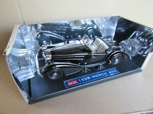 【送料無料】ホビー 模型車 車 レーシングカー サンロードスターボックス680h sun star 2401 horch 855 1939 roadster 118 boite