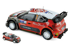 【送料無料】ホビー　模型車　車　レーシングカー ミニチュアラリースケールシトロエンモデリングminiature voiture rally echelle 118 norev citroen c3 wrc modelisme statique