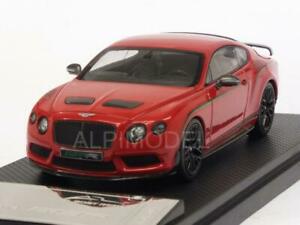 【送料無料】ホビー　模型車　車　レーシングカー ベントレーコンチネンタルグアテマラリアルタイムbentley continental gt3r 2015 red 143 almost real 430402