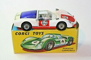 【送料無料】ホビー　模型車　車　レーシングカー コーギーポルシェカレラオリジナルボックスcorgi 330 porsche carrera 6, excellent etat en excellent boite dorigine｜hokushin