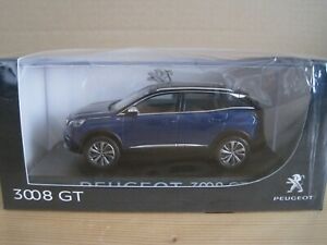 【送料無料】ホビー　模型車　車　レーシングカー プジョーグアテマラカーモデルnorev peugeot 3008 gt en magnetique bleu 143 voiture modele