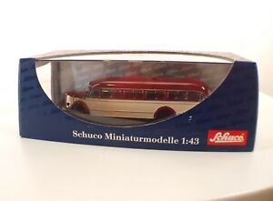 【送料無料】ホビー　模型車　車　レーシングカー モデルベンツバスschuco n02744 bus mercedesbenz o 6600 143 neuf mib