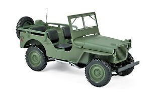 【送料無料】ホビー　模型車　車　レーシングカー ジープグリーンjeep 1942 vert 118 norev 189013
