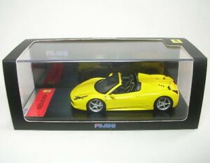 【送料無料】ホビー　模型車　車　レーシングカー フェラーリスパイダーモデナferrari 458 araignee 2012 giallo modena｜hokushin