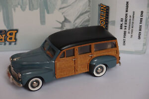 【送料無料】ホビー　模型車　車　レーシングカー フォードステーションワゴンbrooklin brk 83 1947 ford v8 station wagon 143