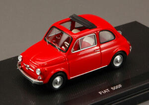【送料無料】ホビー 模型車 車 レーシングカー フィアットオープンソフトトップfiat 500 f open soft top 1965 red 143 ebbro 44462|hokushin