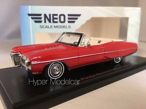 【送料無料】ホビー　模型車　車　レーシングカー ネオスケールモデルポンティアックボンネビルレッドneo scale model 143 pontiac bonneville convertibile 1968 red art 44114