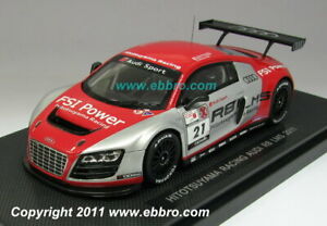 【送料無料】ホビー　模型車　車　レーシングカー アウディaudi r8 lms 2011 143 ebbro 44630