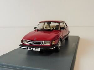 【送料無料】ホビー 模型車 車 レーシングカー チェリーレッドモデルネオsaab 90 coupe 1985 cherry red 143 neoscale models neo43672|hokushin