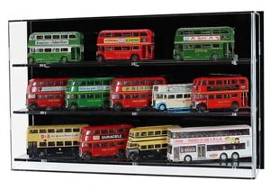 【送料無料】ホビー 模型車 車 レーシングカー モデルバスチェックボックスオンスケールモデルバスmodele 176 bus display case for 176 scale model bus|hokushin