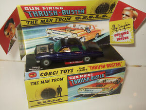 【送料無料】ホビー　模型車　車　レーシングカー ビンテージバスターカーボックスオンvintage rare corgi toys 497,the man from uncle grive buster voiture amp; box