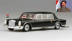 【送料無料】ホビー　模型車　車　レーシングカー メルセデスベンツイサダムフセインmercedes benz 600 pullman landaulet 1978 saddam hussein president of iraq 143｜hokushin