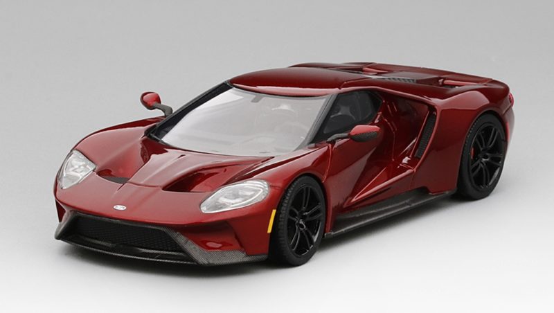 【送料無料】ホビー 模型車 車 レーシングカー フォードモデルスケールミニアチュアford gt liquid red 2016 143 model true scale miniatures|hokushin