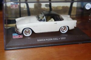 【送料無料】ホビー　模型車　車　レーシングカー ネットワークボックスフルスカイixo altaya 143eme simca aronde plein ciel de 1957 comme neuf en boite