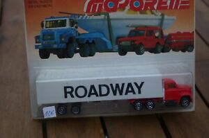 【送料無料】ホビー　模型車　車　レーシングカー フランスチアリーダーセミトレーラブリスターパックmajorette france 351 gmc semi remorque roadway etat neuf, blister scellee