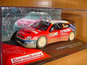 【送料無料】ホビー　模型車　車　レーシングカー シトロエンクサラカルロスサインツアルゼンチン＃citroen xsara wrc carlos sainz 143 argentina 2004 4