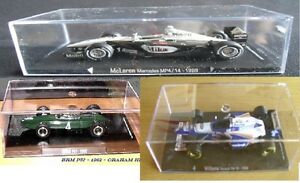 【送料無料】ホビー　模型車　車　レーシングカー ロットウィリアムズマクラーレンロットlotto lot of 3 brm p57 1962 williams fw 18 1996 mclaren mp4 141999 143 12,395円