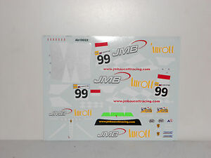 【送料無料】ホビー　模型車　車　レーシングカー デカールフェラーリグアテマラルマン＃decal ferrari f430 gt2 24h le mans 2008 jmb 99 bbr 118 cod ab18022 11,886円