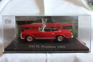 【送料無料】ホビー　模型車　車　レーシングカー ミニチュアメルセデスvehicules miniature n 791 mercedes 230 sl roadster