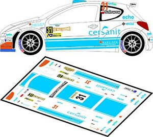 【送料無料】ホビー　模型車　車　レーシングカー デカールプジョー＃ラリーサンレモdecals 143 peugeot 207 s2000 31 solowow rallye sanremo 2008 mfz d43085