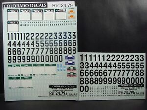【送料無料】ホビー　模型車　車　レーシングカー デカールフィンランドニュージーランドコロラドラリープレートdecals 124 plaques rallye de finlande zelande 2001 colorado 2479