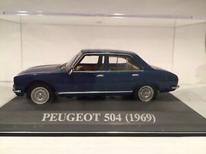 【送料無料】ホビー　模型車　車　レーシングカー プジョースケールpeugeot 504 1969 scale 143 altaya