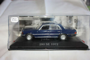 【送料無料】ホビー　模型車　車　レーシングカー ミニチュアメルセデスvehicules miniature n 792 mercedes 280 se 1972